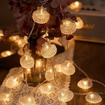 décoration intérieure guirlande lumineuse étoile mer coquillage thème marin festif anniversaire noël