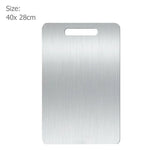 planches découper acier inoxydable moderne polyvalentes antibactériennes double face facile nettoyer lisse brossée versatile