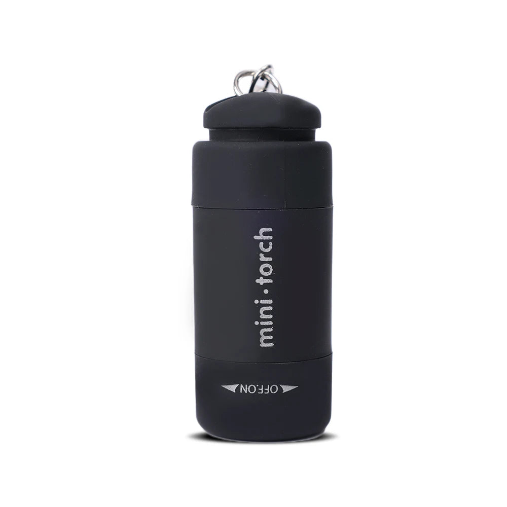 torche led rechargeable portable mini annuaire clé interrupteur on off camping urgence