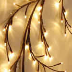 guirlande lumineuse branche noel led blanc moderne télécommande chambre atmosphère