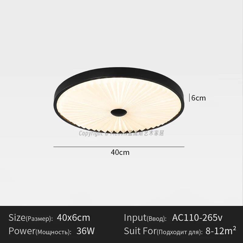 lampe moderne noir lumineuse circulaire éclairage quotidien led dimmable minimaliste chambre