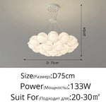 suspension lumineuse moderne fer blanc forme géométrique simple interrupteur tactile flux lumineux variable led