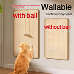 tapis gratter sisal moderne beige clair chats velcro 20x40cm 25x50cm 30x60cm 50x90cm