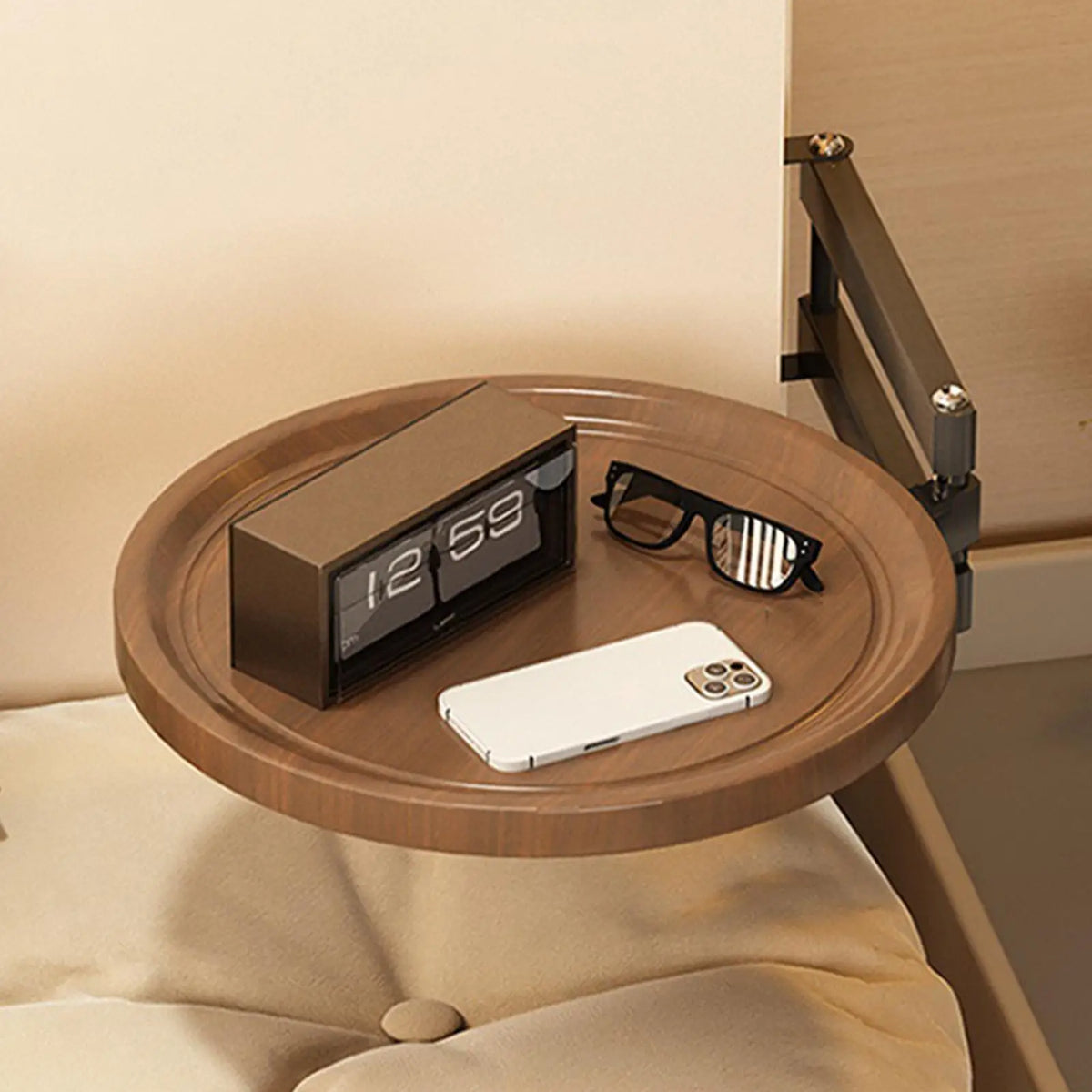table rétractable murale moderne table basse bois meuble salon rangement chevet porte objet