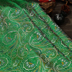 tissu brocart floral rose clair rouge vert bleu fleurs classique 100 polyester 75cm DIY