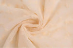 tissu polyester dentelle coeurs blanc noir rose beige rouge translucide mariage