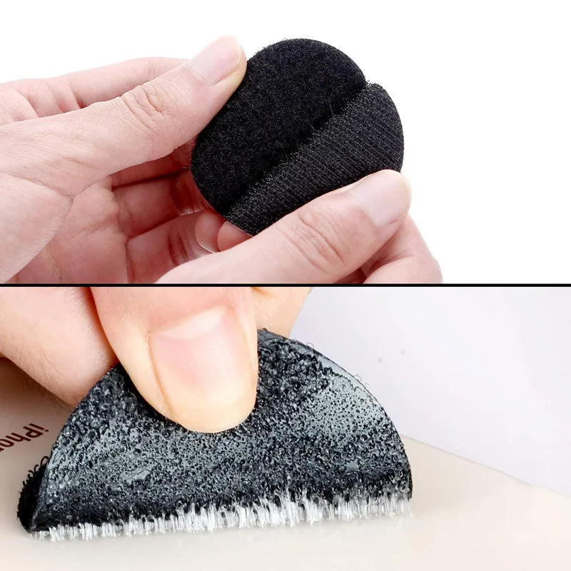 élastiques adhésifs auto collants noir blanc texture velcro pratique utilitaire écologiques polyesters nylon