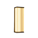 lampe murale moderne or noir rayures horizontales industrielle chambre entrée étude salle bain