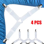 attaches drap lit clips métalliques noir blanc bleu utilitaires fonctionnels étirables répartiteurs chargecoration