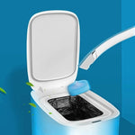 Brosse toilette jetable blanche bleue moderne pratique adhésive interchangeables fluides nettoyants