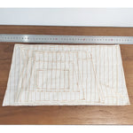 serviettes blanches rayées tissu classique maison navires ancien accessoire deco blanc tissu opacité