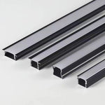Profilé LED aluminium avec diffuseur PC et embouts
