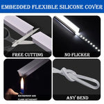 couverture silicone ruban led blanc moderne adhésif doux contemporain 1000cm 100cm 200cm