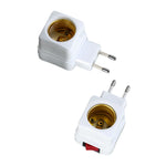 ampoules led e27 adaptateur prise blanc doré moderne fixations vis support base