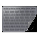tapis protection silicone antidérapant chauffe plaque induction noir rayures horizontales moderne adhésif respectueux environnement
