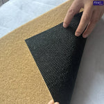 tapis fibreux marron antidérapant extérieur entrée moderne résistant corrosion bactéries décoloration