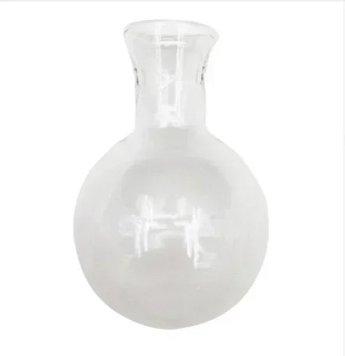 vases verre transparents plantes vertes support bois industriel décoration minimaliste