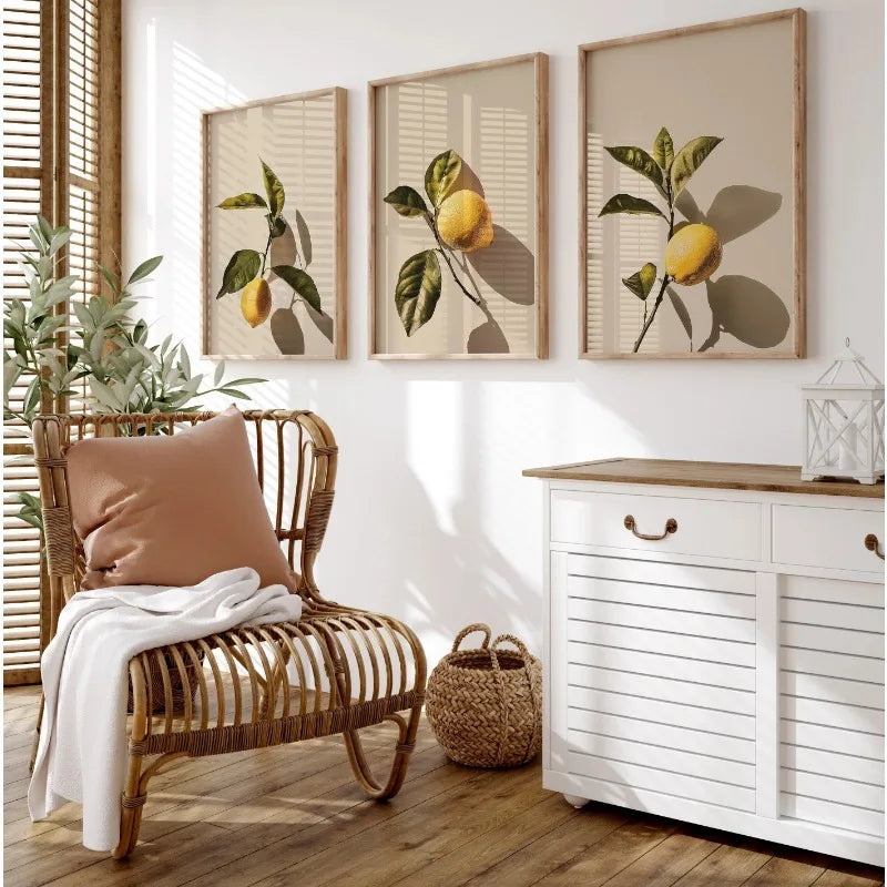 Détail impression sur toile aquarelle méditerranéenne