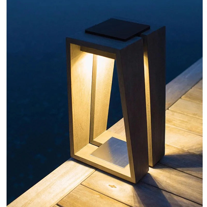 lumière solaire moderne gris contemporaine extérieure autonome led imperméable flux lumineux faible facile