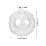 abat jour globe verre transparent moderne 10cm 10cm opacité mat facile suspension