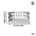 balustrade miniature noire cuivre classique décoration collection arrangement scène DIY