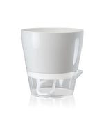 pot fleurs transparent bas blanc rose pâle vert clair moderne annuaire flexible