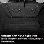 tapis sol tpe anti dérapant noir texturé honda pilot 2023 2024 2025