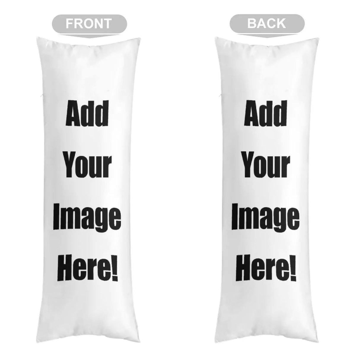 housse coussin personnalisable moderne imprimé noir blanc 100% polyester 40x100cm lit