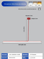 luminaire suspension moderne minimaliste rouge noir blanc articulation chambre salon