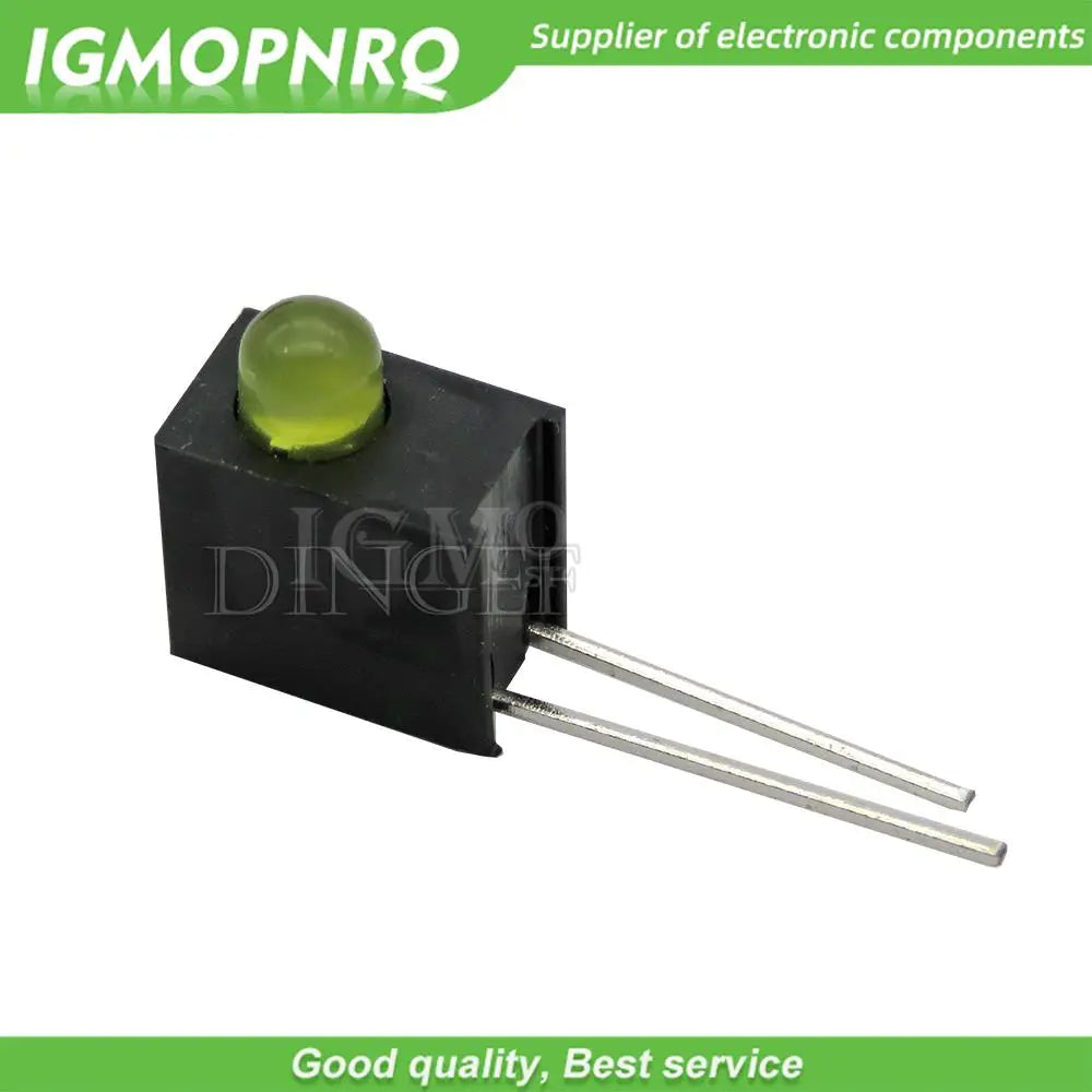 diodes led noires vertes rouges brillantes pack 10 pieces led électroluminescentes