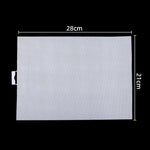grille polyester blanc noir moderne utilitaire perforée trame broderie artisanale tricot bricolage