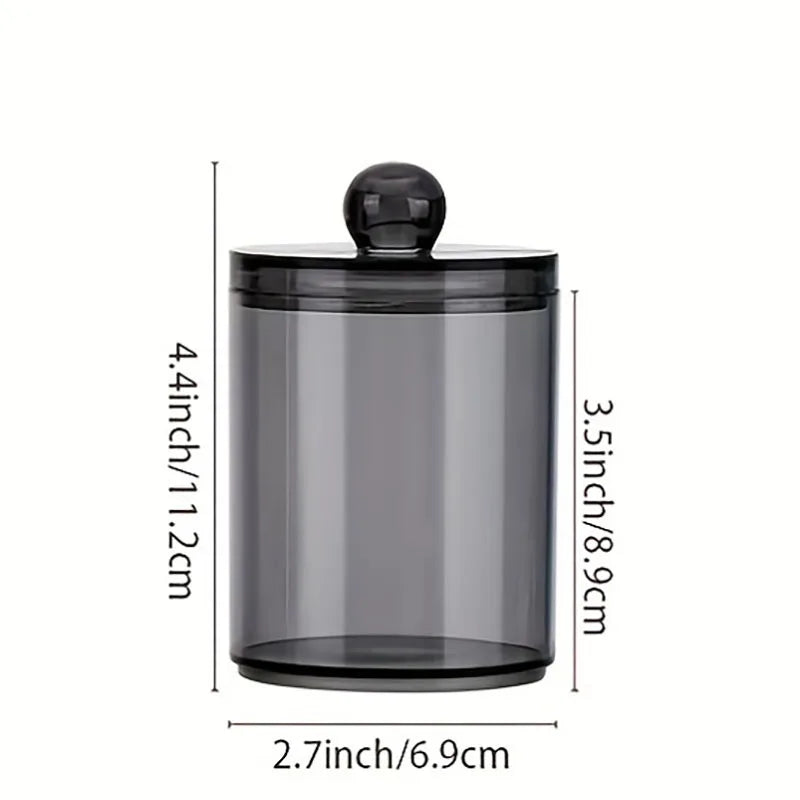 organisateur maquillage pot rangement transparent noir pinceaux rangement moderne boîte storage