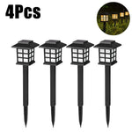 lumière solaire led moderne noire carré blanc ip65 extérieure jardin patio allée urgence