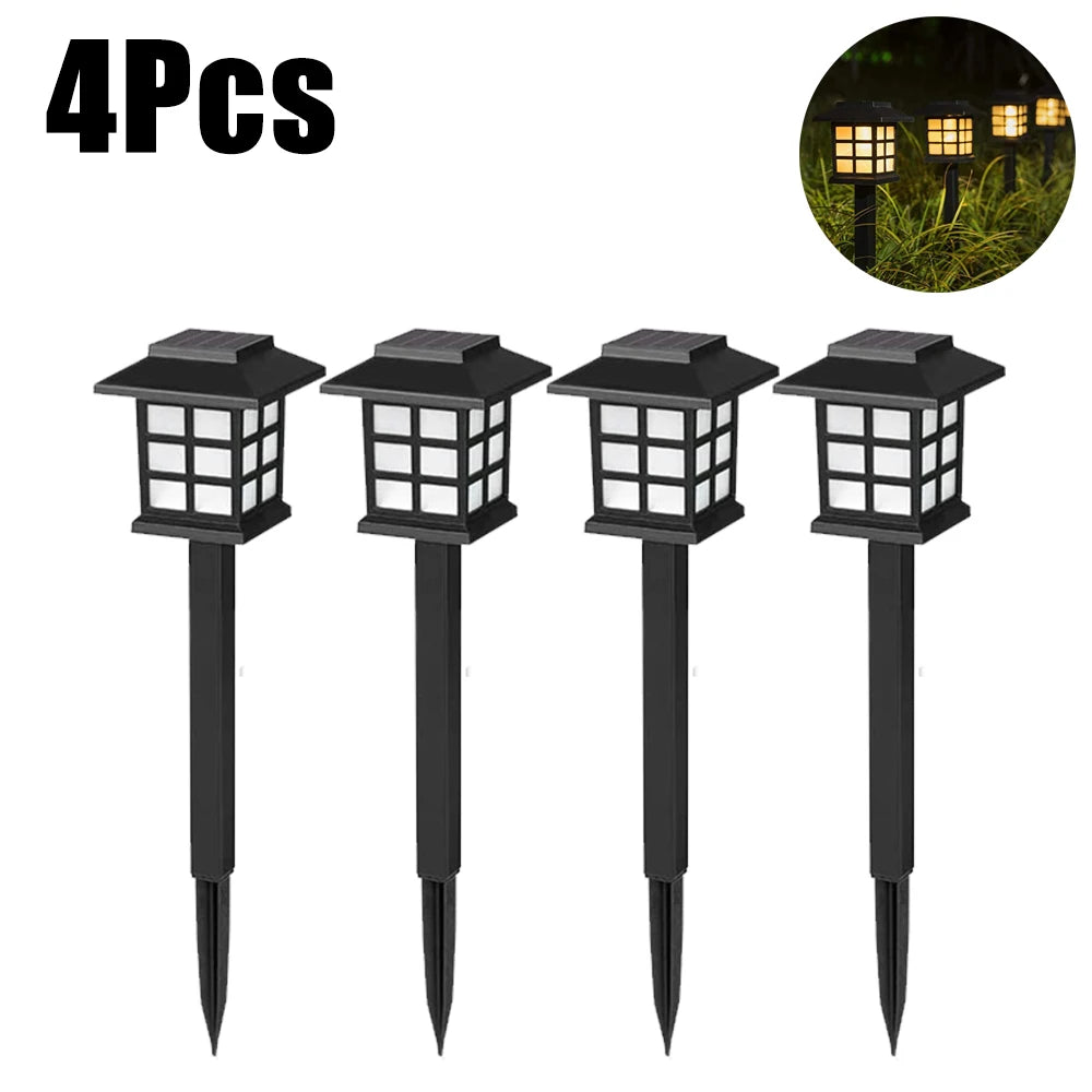 lumière solaire led moderne noire carré blanc ip65 extérieure jardin patio allée urgence
