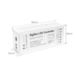 contrôleur led zigbee smart 12v 24v rgb cct interrupteur alexa blanc moderne