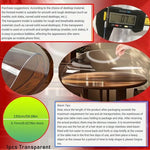 protège table moderne adhésif transparent 150cm pvc 0.7mm anti déversement imperméable table manger