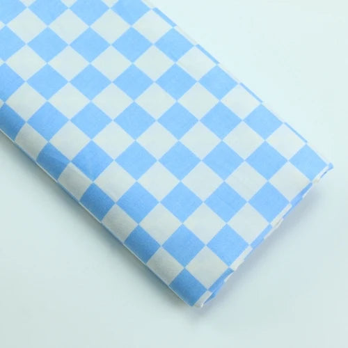 tissu coton carreaux multicolores moderne protection uv respectueux environnement 160cm large