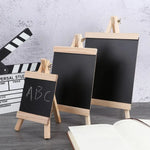 tableau noir classique portable taille grande texture grainée élégants dorés écriture craie enfants pratique