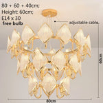 lustre moderne doré diamantées transparent salon led élégant chambre suspension