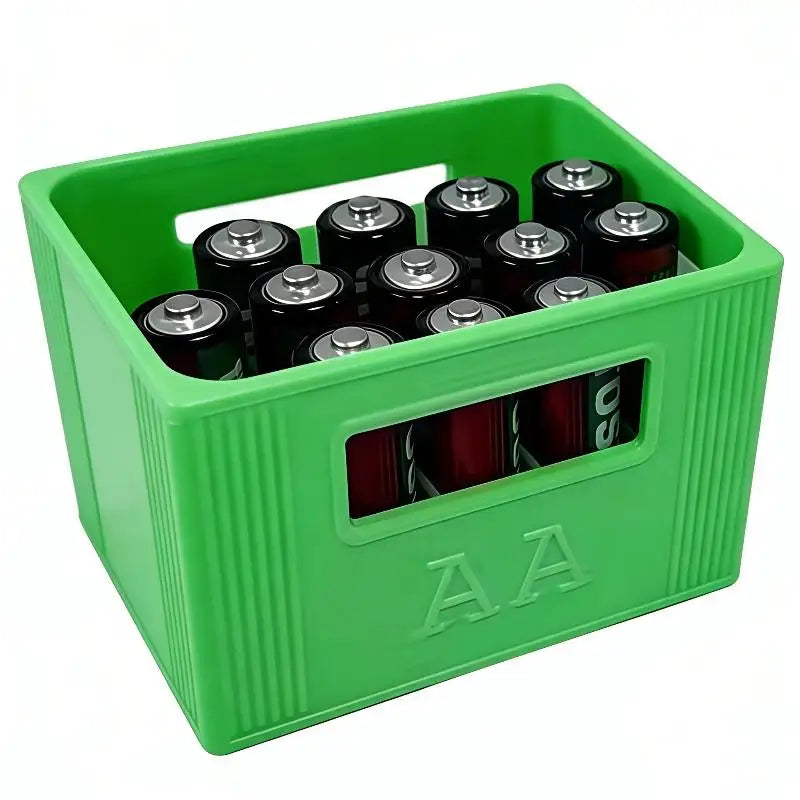 boîtes piles rose vert jaune bleu pratique moderne poignées incluses piles aa