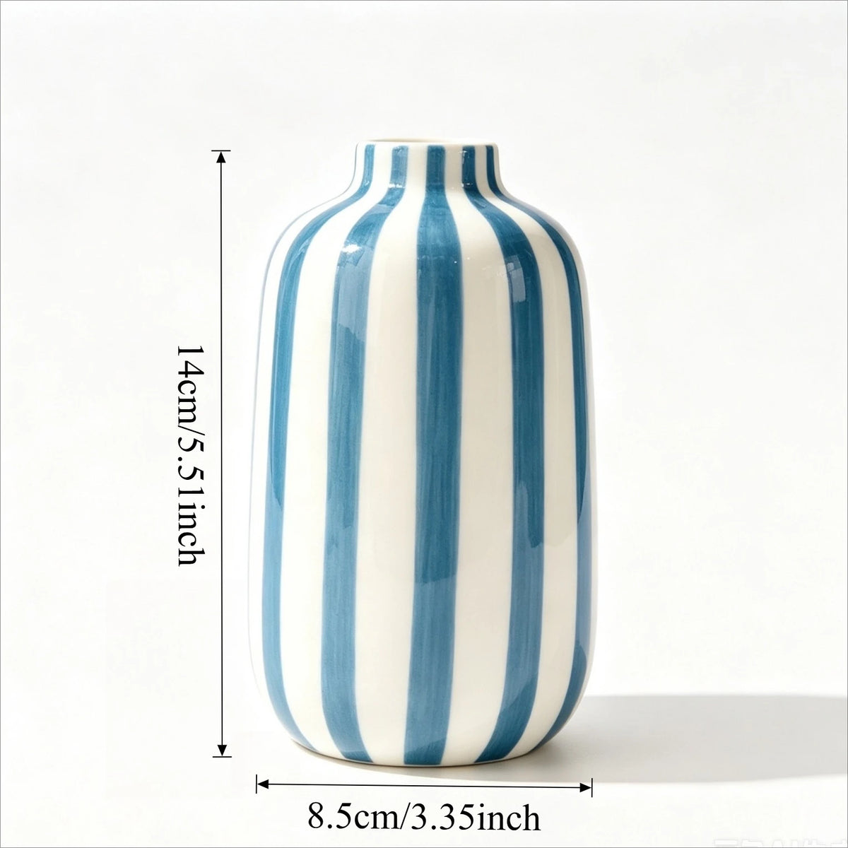 vase céramique émaillé rayé moderne couleur rouge blanc jaune rose bleu décoration intérieure fleurs