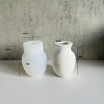 vases silicones blancs minimalistes opaques simples bougeoirs egouttage fleur arrangement