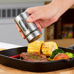 boîtes rangement épices acier inoxydable moderne qualité alimentaire eco friendly healthy transparent fenêtre 4.9cm