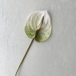 fleurs artificielles anthurium rouge vert rose blanches décoration moderne mariage intérieur decoration capitule plastique