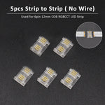 connecteurs rubans led transparent clips câbles couleur moderne facileRGBOCCTBPCOB