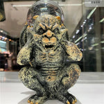 statue pierre agate texturée détails sculpturaux vert beige noir fantaisie gothique décoration maison erotique