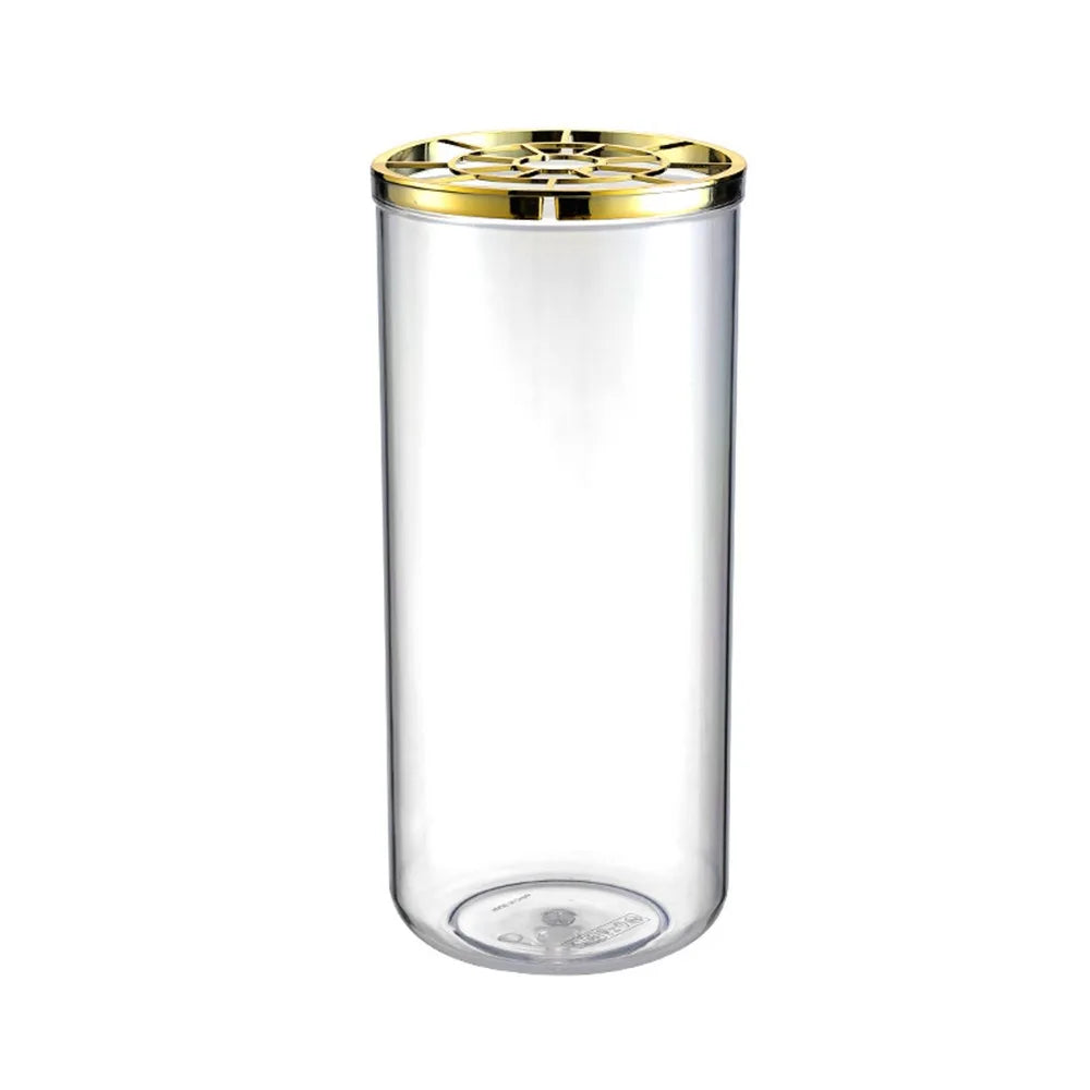 vase transparent moderne pot fleur hydroponie couvercle grille 2600ml 2000ml 1400ml