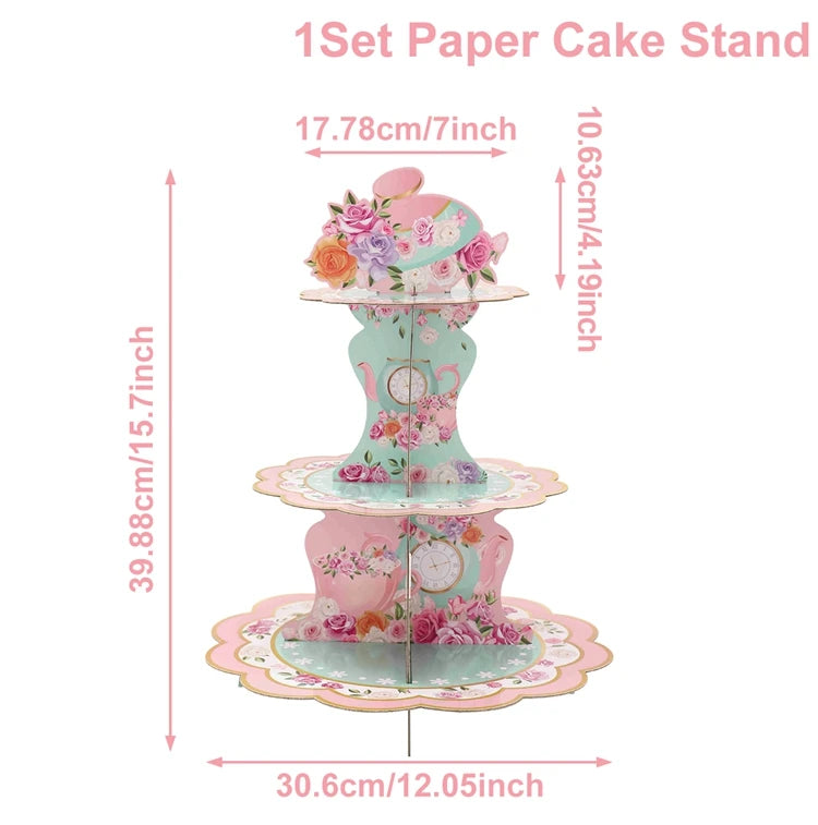 stand cupcakes rose fleurs romantique anniversaire mariage baptême vintage