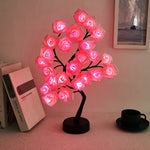décoration noël lampe arbre rose led usb alimentée blanc multicolore contemporain minimaliste