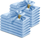 serviettes table satin rouge classiques 30x30cm coton opaques